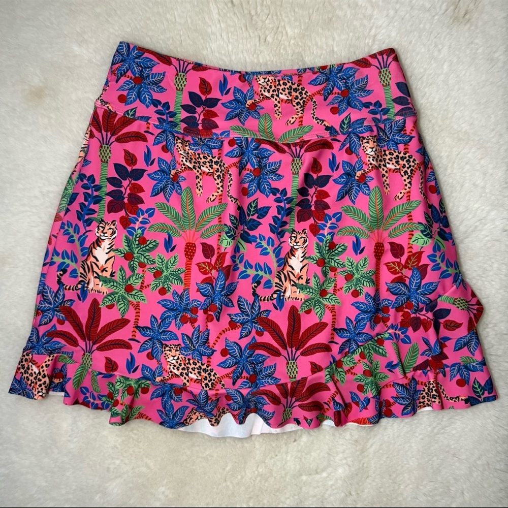 PrintFresh for Lime Ricki NWT Big Cat Family Swim Skirt With Bottoms Medium